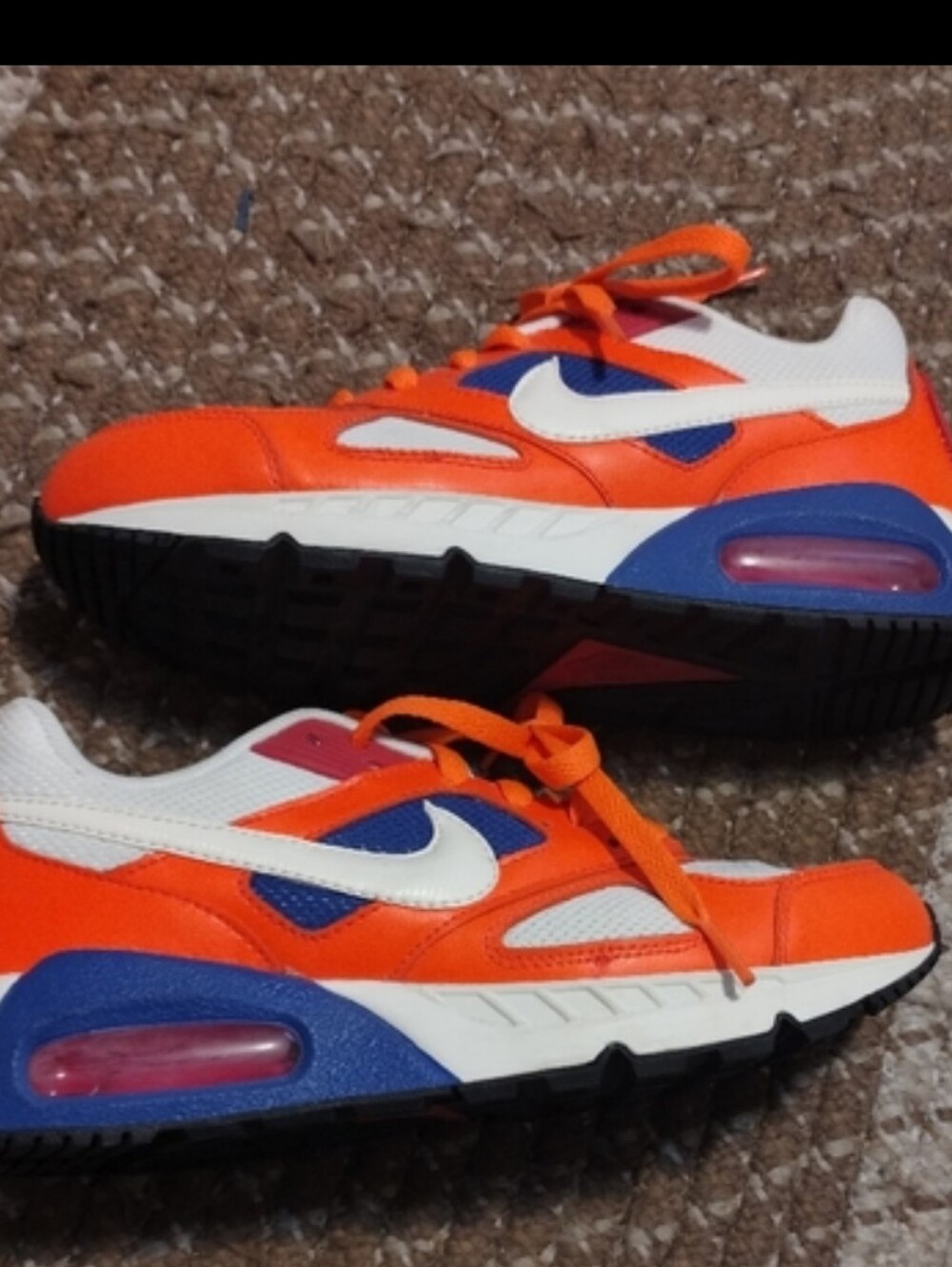 Nike Air Max womens orange blue white size 7